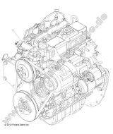 Polaris, Ranger 4x4 900 Diesel, ENGINE, LONG BLOCK