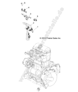 Polaris, RZR 800 EFI /EPS, ENGINE, FUEL INJECTOR