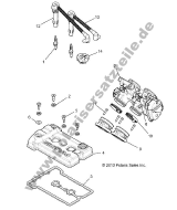 Polaris, RZR XP 1000 EU/MD (R08), ENGINE, THROTTLE BODY AND VALVE COVER