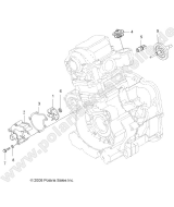 Polaris, Sportsman EPS 550, ENGINE, COOLING SYSTEM AND WATER PUMP
