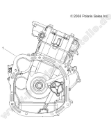 Polaris, Sportsman EPS 550, ENGINE, SHORT BLOCK