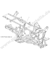 Polaris, Sportsman Forest 500, CHASSIS, FRAME