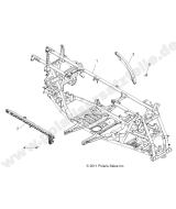 Polaris, Sportsman Forest 550, CHASSIS, MAIN FRAME