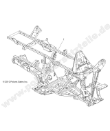 Polaris, Sportsman Forest 800, CHASSIS, FRAME