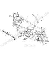 Polaris, Sportsman Forest 850, CHASSIS, MAIN FRAME
