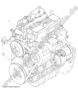Polaris, Ranger 900 Diesel INTL, ENGINE, LONG BLOCK