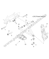 Polaris, Ranger 570 Full Size, SUSPENSION, A-ARM AND STRUT MOUNTING
