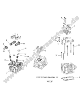 Polaris, ACE 570 EFI, ENGINE, CYLINDER HEAD, CAMS AND VALVES