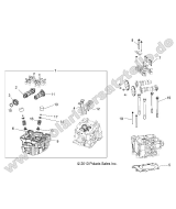 Polaris, RZR 570 S (R04), ENGINE, CYLINDER HEAD, CAMS AND VALVES