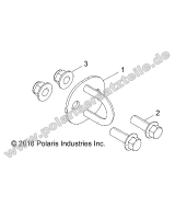 Polaris, RZR XP Turbo Tractor (R03), CHASSIS, TOW HOOK