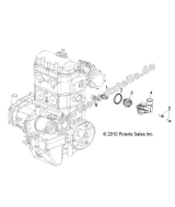 Polaris, RZR 800 EFI /EPS, ENGINE, THERMOSTAT