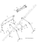Polaris, RZR 1000 60 INCH ALL (R09), CHASSIS, CAB FRAME