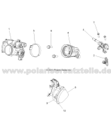 Polaris, RZR 570 (R05), ENGINE, THROTTLE BODY AND FUEL RAIL