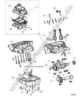 Polaris, RZR XP4 Turbo (R06), ENGINE, CRANKCASE AND CRANKSHAFT