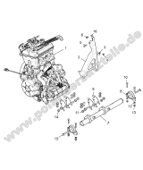 Polaris, RZR XP4 Turbo Intl (R03), ENGINE, MOUNTING